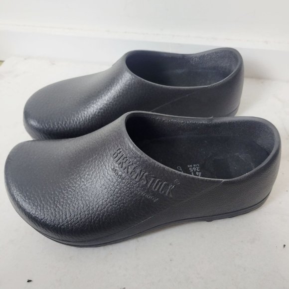 Birkenstock Shoes - Birkenstock Size 41 Profi-Birki Polyurethane Black Vegan Clogs Black Unisex